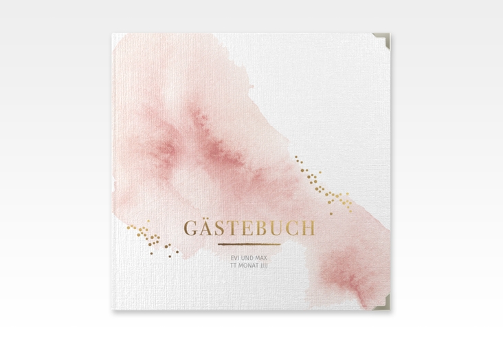Gästebuch Selection Hochzeit Pastell Leinen-Hardcover rosa
