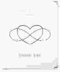 Hochzeitsalbum Infinity 21 x 25 cm gruen