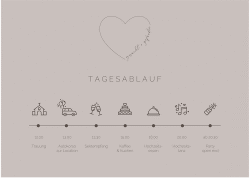 Klick: Details zu Tagesablauf Poster Hochzeit "Lebenstraum" anzeigen Tagesablauf Poster Hochzeit Lebenstraum 70 x 50 cm Poster grau