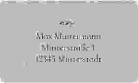 Empfängeretikett Hochzeit Hochzeitsfreude 63,5 x 38,1 mm blau