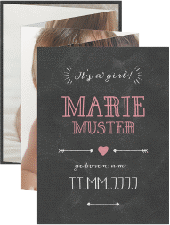 Foto-Leporello Baby Tiptoe Leporello rosa