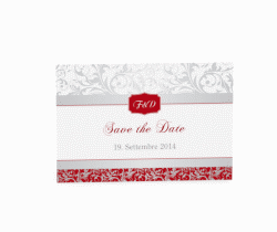 Klick: Details zu Biglietti Save the Date collezione Latina anzeigen Biglietti Save the Date collezione Latina A6 Postkarte marrone