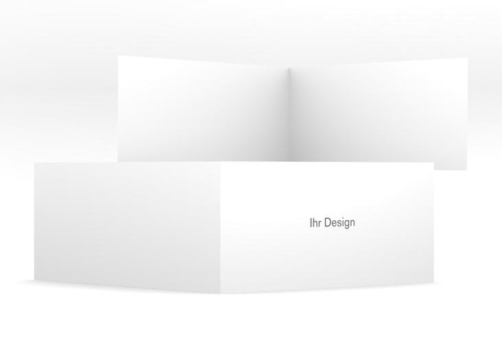 Blanko DIN lang Klappkarte lange Klappkarte quer