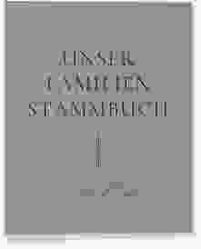 Stammbuch A4 Hochzeitsfreude Stammbuch A4 gruen