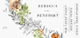 Danksagungskarte Hochzeit Wildfang Booklet weiss mit getrockneten Wiesenblumen