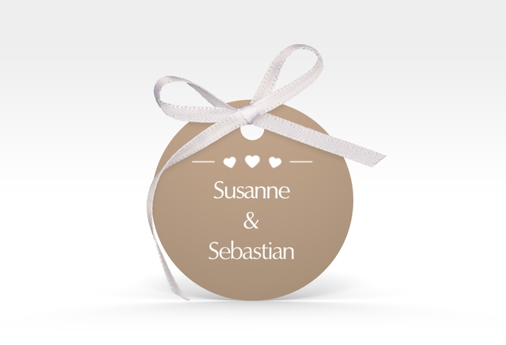 Geschenkanhänger Hochzeit Jena Geschenkanhänger, rund
