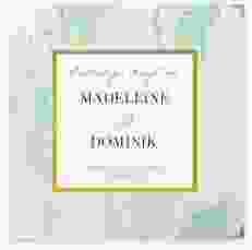 Gästebuch Selection Hochzeit Marble Leinen-Hardcover gruen