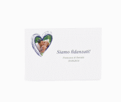 Klick: Details zu Inviti fidanzamento matrimonio collezione Tolone anzeigen Inviti fidanzamento matrimonio collezione Tolone A6 Postkarte blu