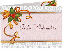 Klick: Details zu Weihnachtskarte "Mistelzweig" anzeigen Weihnachtskarte "Mistelzweig"