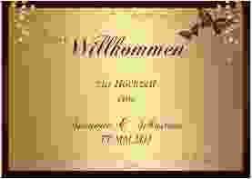 Willkommensschild Poster "Toulouse" 70 x 50 cm Poster rot