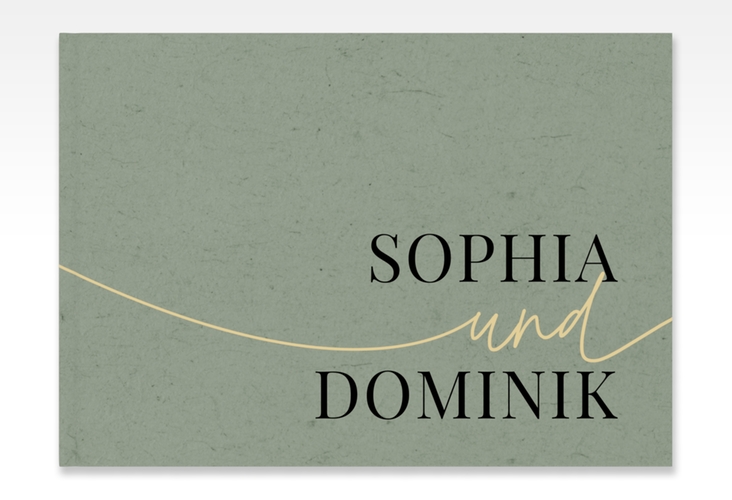 Gästebuch A4 quer Easy A4 quer, Hardcover im modernen minimalistischen Design