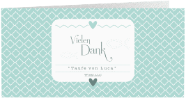 Klick: Details zu Dankeskarte Taufe "Fancy" anzeigen Dankeskarte Taufe "Fancy"