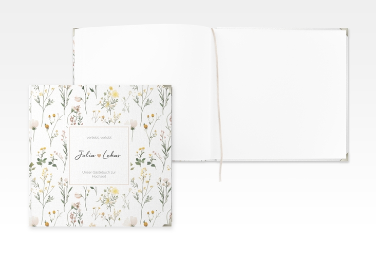 Gästebuch Selection Hochzeit Blumenwiese Leinen-Hardcover