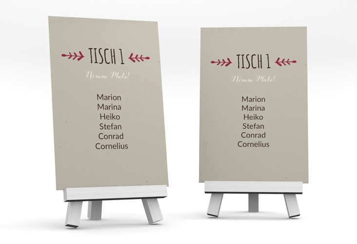 Tischaufsteller Hochzeit Eden Tischaufsteller