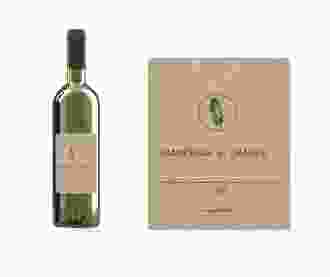 Etichette vino matrimonio collezione Colorado Etikett Weinflasche 4er Set kraftpapier