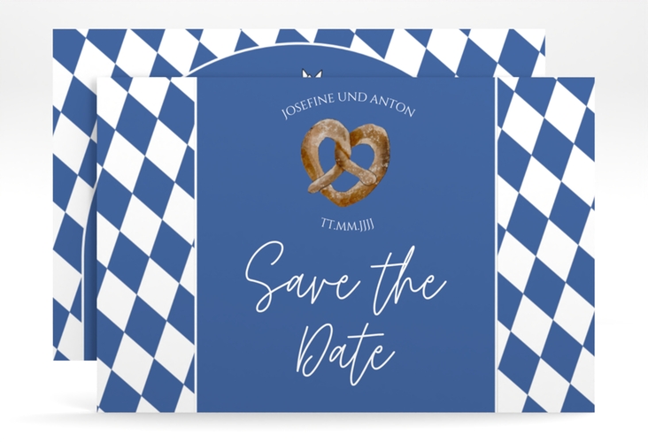 Save the Date-Karte Bayrisch A6 Karte quer