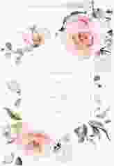 Danksagungskarte Hochzeit "Graceful"