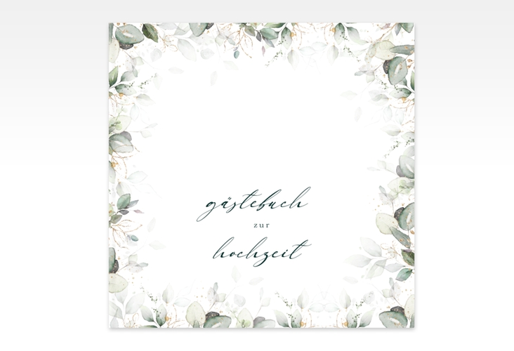 Gästebuch Creation Hochzeit Poesia 20 x 20 cm, Hardcover weiss