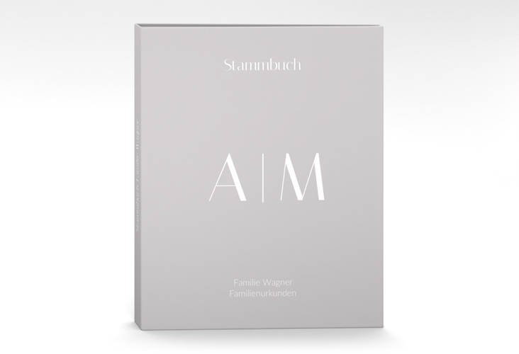 Stammbuch A4 Clean Initial Stammbuch A4