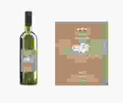 Etichette vino matrimonio collezione Pescara Etikett Weinflasche 4er Set braun