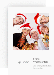 Klick: Details zu Geschäftliche Weihnachtskarte "Weihnachtsfeier" anzeigen Geschäftliche Weihnachtskarte "Weihnachtsfeier"