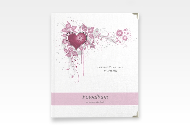Hochzeitsalbum Triest 21 x 25 cm pink
