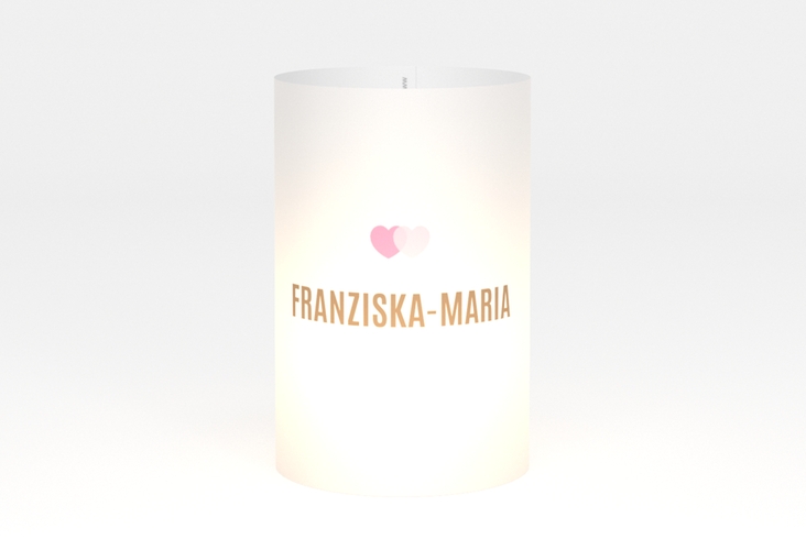 Windlicht Hochzeit Couple Windlicht rosa