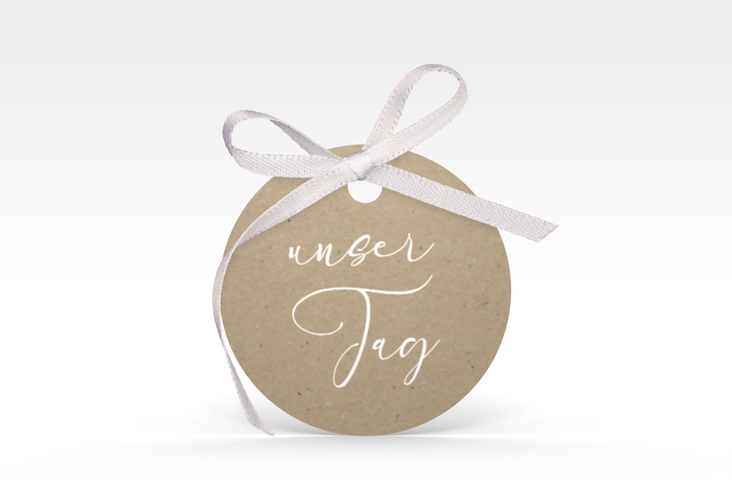 Geschenkanhänger Hochzeit Crafty Geschenkanhänger, rund