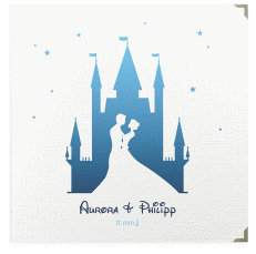 Klick: Details zu Gästebuch Selection Hochzeit "Castle" anzeigen Gästebuch Selection Hochzeit Castle Leinen-Hardcover blau