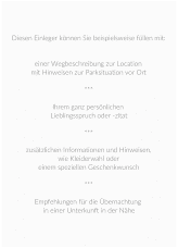 Einleger A6 hoch A6 Karte hoch