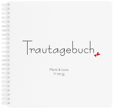Klick: Details zu Trautagebuch Hochzeit "Twohearts" anzeigen Trautagebuch Hochzeit Twohearts Trautagebuch Hochzeit rot