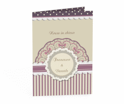 Klick: Details zu Libro messa matrimonio collezione Sorrento anzeigen Libro messa matrimonio collezione Sorrento DIN A5 geklappt lila