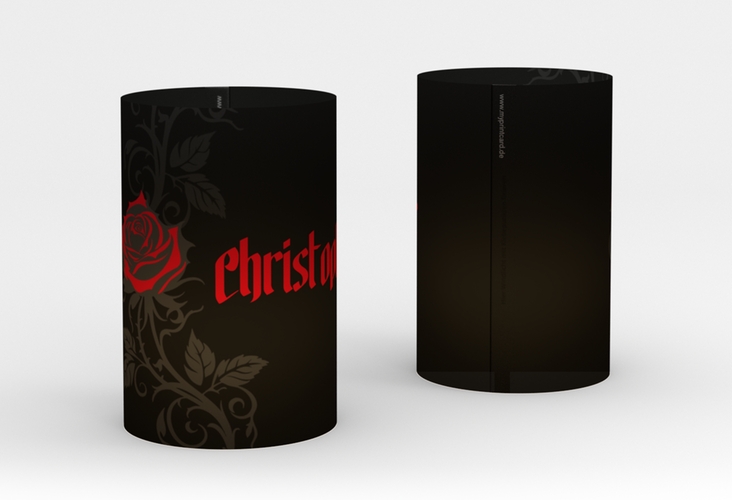 Windlicht Hochzeit Red Rose Windlicht