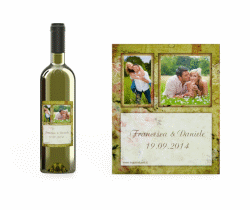 Klick: Details zu Etichette vino matrimonio collezione Parigi anzeigen Etichette vino matrimonio collezione Parigi Etikett Weinflasche 4er Set