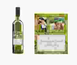 Etichette vino matrimonio collezione Parigi Etikett Weinflasche 4er Set