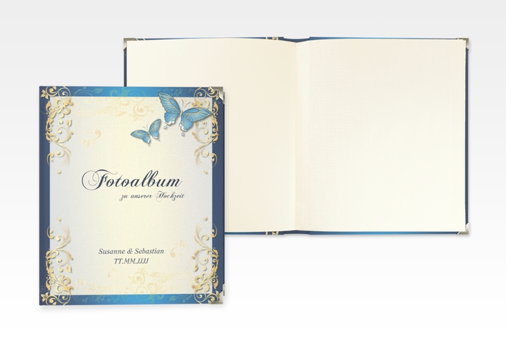 Hochzeitsalbum Toulouse 21 x 25 cm blau