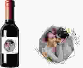 Piccoloetikett Hochzeit Acacia Etikett Piccolo weiss