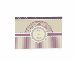 Klick: Details zu Biglietti Save the Date collezione Sorrento anzeigen Biglietti Save the Date collezione Sorrento A6 Postkarte lila