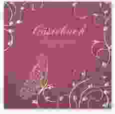 Gästebuch Selection Hochzeit "Eternity" Leinen-Hardcover pink