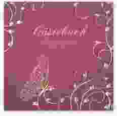 Gästebuch Selection Hochzeit Eternity Leinen-Hardcover pink