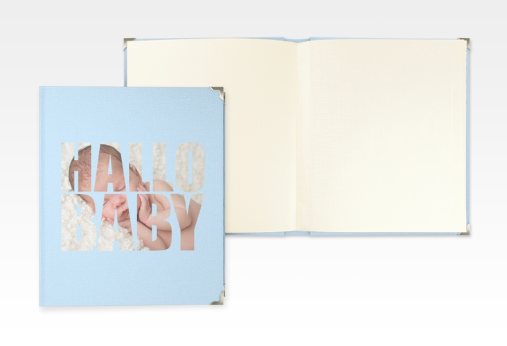 Baby Fotoalbum Wunderlich 21 x 25 cm blau