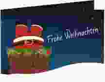 Business-Weihnachtskarte "Schornstein"