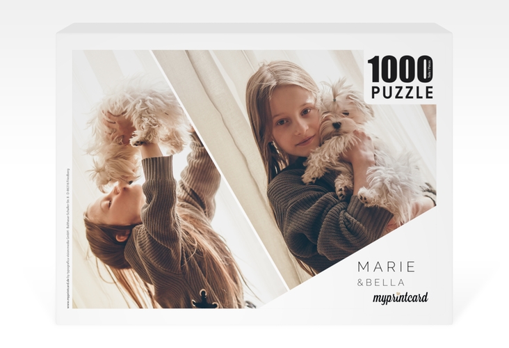 Fotopuzzle 1000 Teile Parallele 1000 Teile weiss