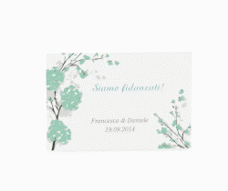 Klick: Details zu Inviti fidanzamento matrimonio collezione Salerno anzeigen Inviti fidanzamento matrimonio collezione Salerno A6 Postkarte azzuro