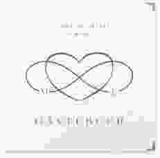 Gästebuch Selection Hochzeit Infinity Leinen-Hardcover gruen