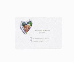 Klick: Details zu Biglietti risposta matrimonio collezione Tolone anzeigen Biglietti risposta matrimonio collezione Tolone A6 Postkarte blu