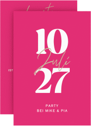 Klick: Details zu Einladungskarte "Partytag" anzeigen Einladungskarte Partytag