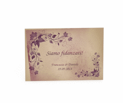 Klick: Details zu Inviti fidanzamento matrimonio collezione Como anzeigen Inviti fidanzamento matrimonio collezione Como A6 Postkarte