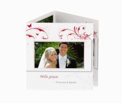 Klick: Details zu Ringraziamenti matrimonio collezione Palma anzeigen Ringraziamenti matrimonio collezione Palma Quadr. Karte doppelt marrone
