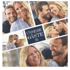 Klick: Details zu Gästebuch Selection Hochzeit "Rise" anzeigen Gästebuch Selection Hochzeit Rise Leinen-Hardcover blau